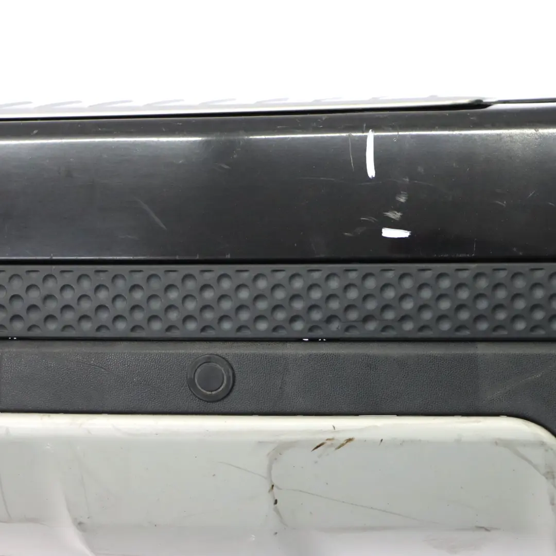 Bumper ML63 AMG Trim Panel Obsidian Black - 197 to Mercedes W164 Rear with Part number A1648854225 Mercedes W164 Rear Bumper ML63 AMG Trim Panel Obsidian Black - 197 - SKU A1648854225-OB - Part number A1648854225