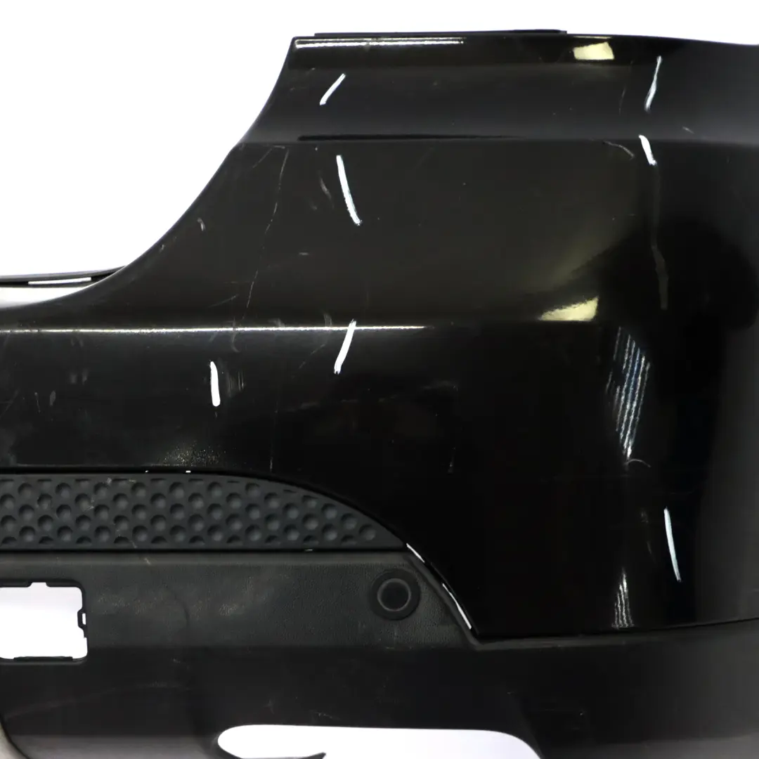 Bumper ML63 AMG Trim Panel Obsidian Black - 197 to Mercedes W164 Rear with Part number A1648854225 Mercedes W164 Rear Bumper ML63 AMG Trim Panel Obsidian Black - 197 - SKU A1648854225-OB - Part number A1648854225