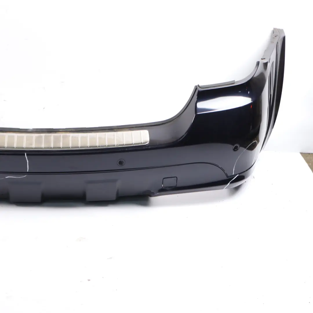 Bumper ML63 AMG Trim Panel Tanzanite Blue Metallic - 359 to Mercedes W164 Rear with Part number A1648854225 Mercedes W164 Rear Bumper ML63 AMG Trim Panel Tanzanite Blue Metallic - 359 - SKU A1648854225-TB - Part number A1648854225