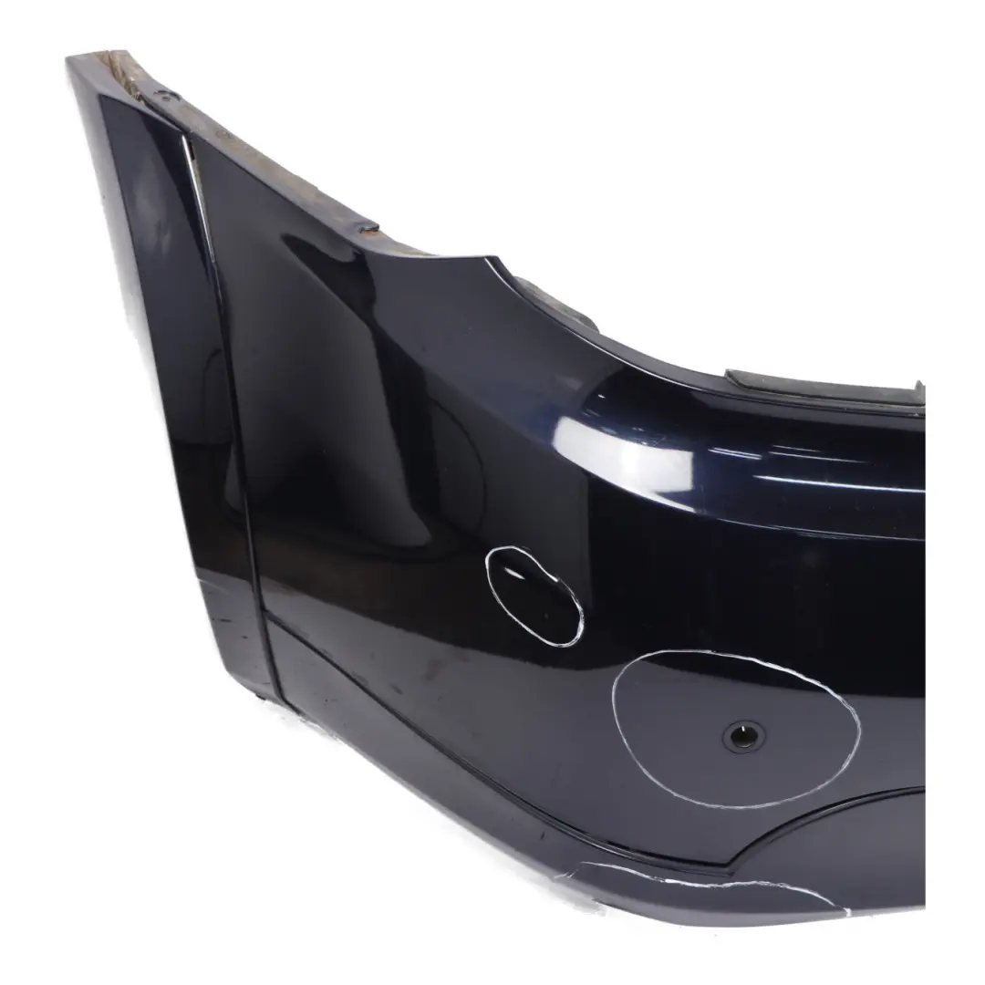 Bumper ML63 AMG Trim Panel Tanzanite Blue Metallic - 359 to Mercedes W164 Rear with Part number A1648854225 Mercedes W164 Rear Bumper ML63 AMG Trim Panel Tanzanite Blue Metallic - 359 - SKU A1648854225-TB - Part number A1648854225