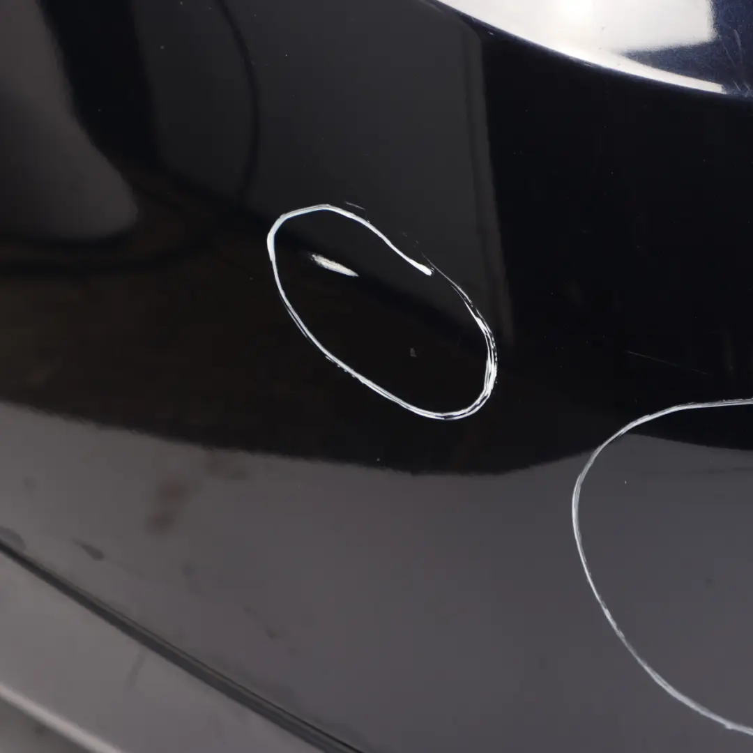 Bumper ML63 AMG Trim Panel Tanzanite Blue Metallic - 359 to Mercedes W164 Rear with Part number A1648854225 Mercedes W164 Rear Bumper ML63 AMG Trim Panel Tanzanite Blue Metallic - 359 - SKU A1648854225-TB - Part number A1648854225