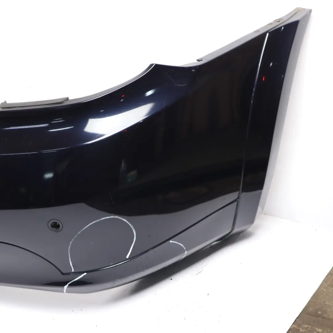 Bumper ML63 AMG Trim Panel Tanzanite Blue Metallic - 359 to Mercedes W164 Rear with Part number A1648854225 Mercedes W164 Rear Bumper ML63 AMG Trim Panel Tanzanite Blue Metallic - 359 - SKU A1648854225-TB - Part number A1648854225