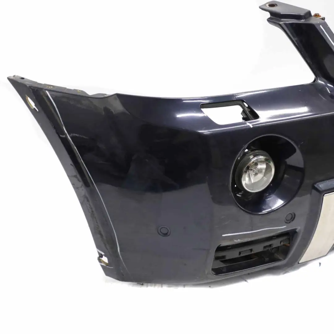 Front Bumper Trim Parktronic Tanzanite Blue Metallic - 359 to Mercedes ML W164 with Part number A1648854625 Mercedes ML W164 Front Bumper Trim Parktronic Tanzanite Blue Metallic - 359 - SKU A1648854625-TB - Part number A1648854625