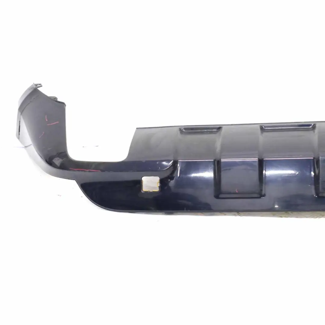 Bumper Lower Diffuser Trim Panel Cover Tanzanite Blue 359 to Mercedes W164 AMG Rear with Part number A1648854725 Mercedes W164 AMG Rear Bumper Lower Diffuser Trim Panel Cover Tanzanite Blue 359 - SKU A1648854725-TB - Part number A1648854725
