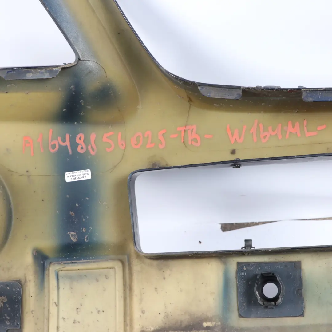 Front Bumper Trim AMG Parktronic Tanzanite Blue Metallic 359 to Mercedes W164 ML 63 with Part number A1648856025 Mercedes W164 ML 63 Front Bumper Trim AMG Parktronic Tanzanite Blue Metallic 359 - SKU A1648856025-TB - Part number A1648856025