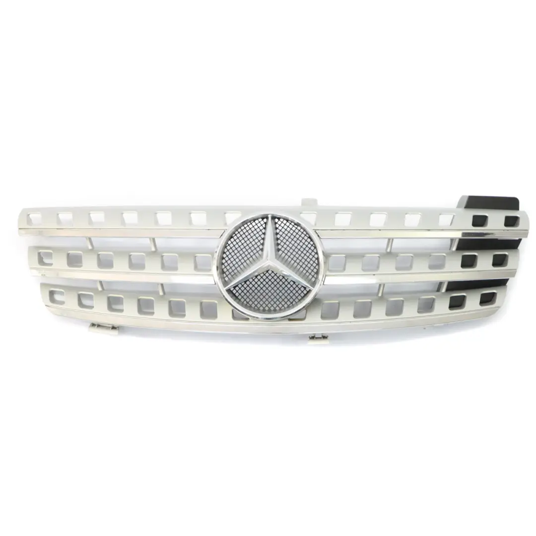  Rejilla Mercedes ML W164 Cubre Rejilla Radiador Aluminio Plata - SKU A1648880141 - Número de pieza A1648801085