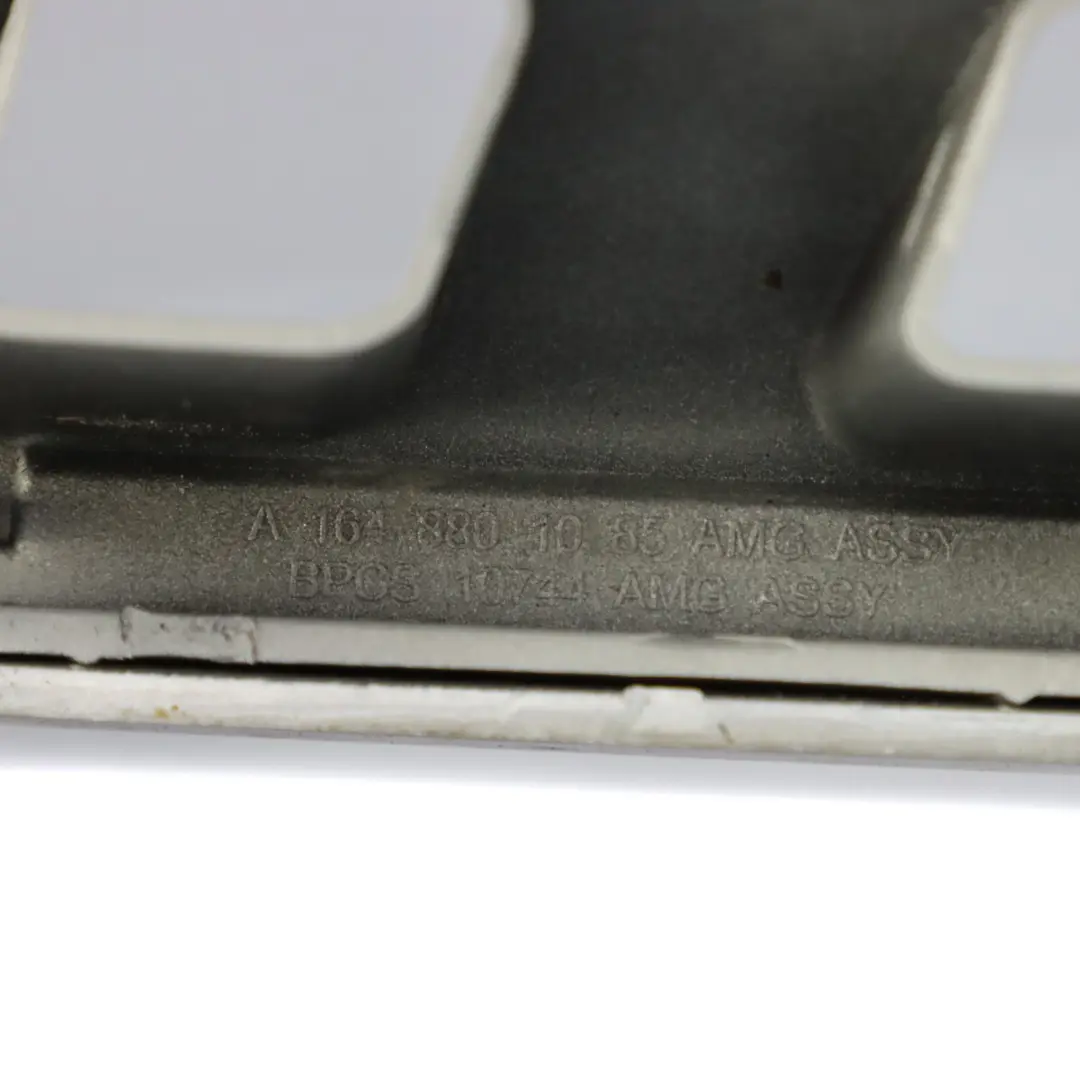  Grille Mercedes ML W164 Radiator Grille Cover Aluminium Silver - SKU A1648880141 - Part number A1648801085