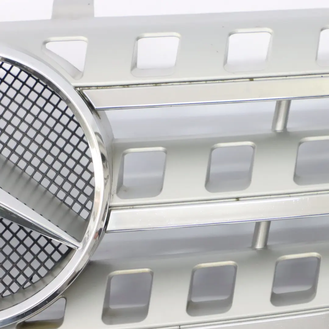  Grille Mercedes ML W164 Grille de radiateur Aluminium Argent - SKU A1648880141 - Numéro de pièce A1648801085