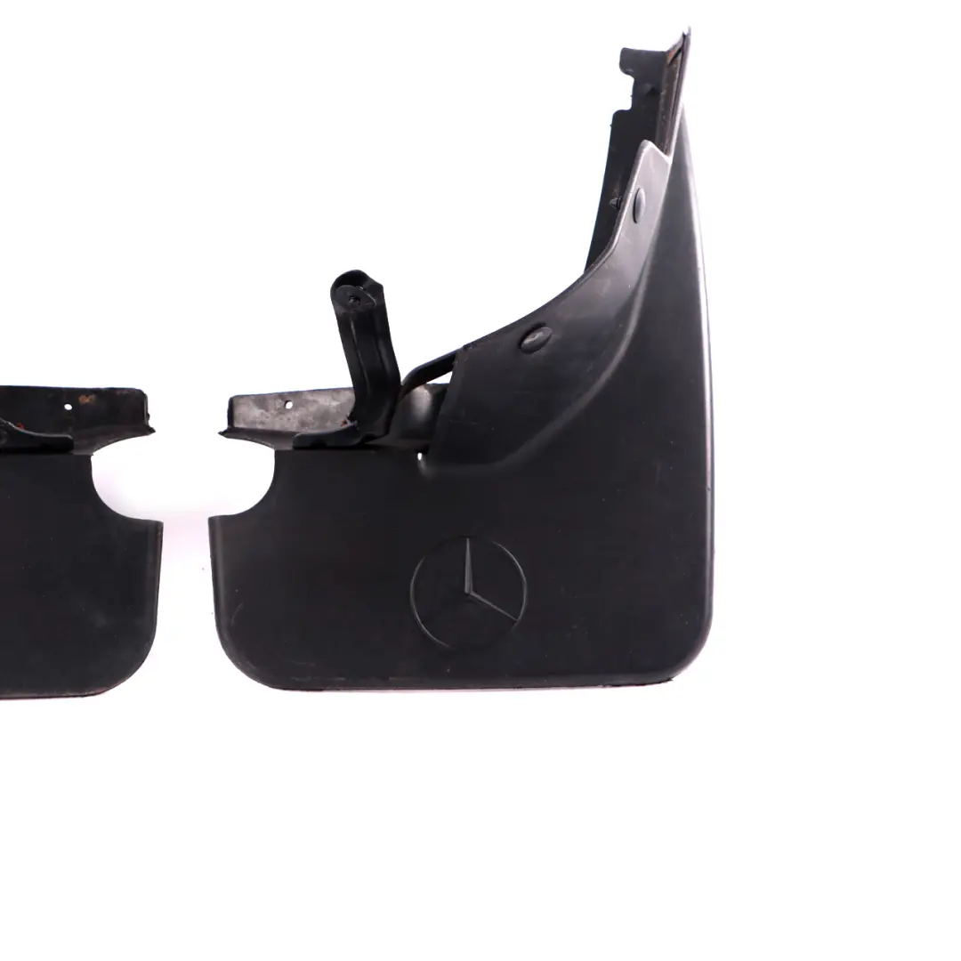 Fender Mud Flap Splash Guard Trim Panel Set to Mercedes ML W164 Rear with Part number A1648990540 Mercedes ML W164 Rear Fender Mud Flap Splash Guard Trim Panel Set - SKU A1648990540 - Part number A1648990540