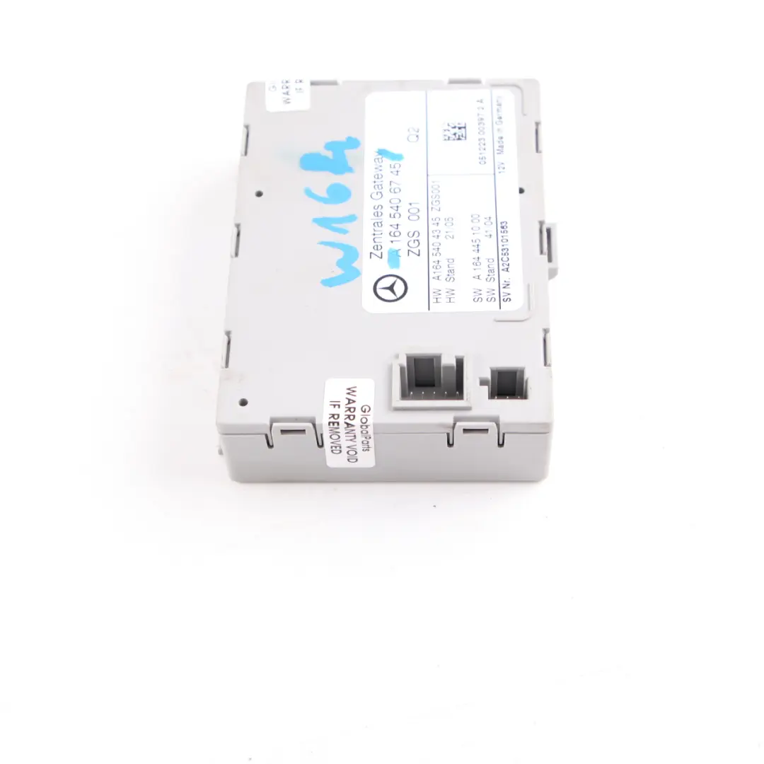 Gateway Unità di controllo Modulo ECU A1645406745 per Mercedes ML W164 con numero di parte A1649002901 Mercedes ML W164 Gateway Unità di controllo Modulo ECU A1645406745 - SKU A1649002901 - Numero di parte A1649002901