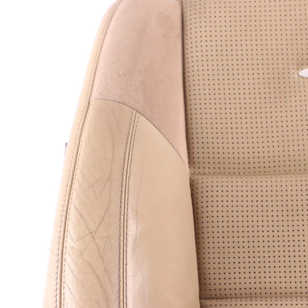 Mercedes W164 Front Seat Cover AMG Heated Climatised Backrest Brown Right O/S - SKU A1649103393 - Part number A1649103393