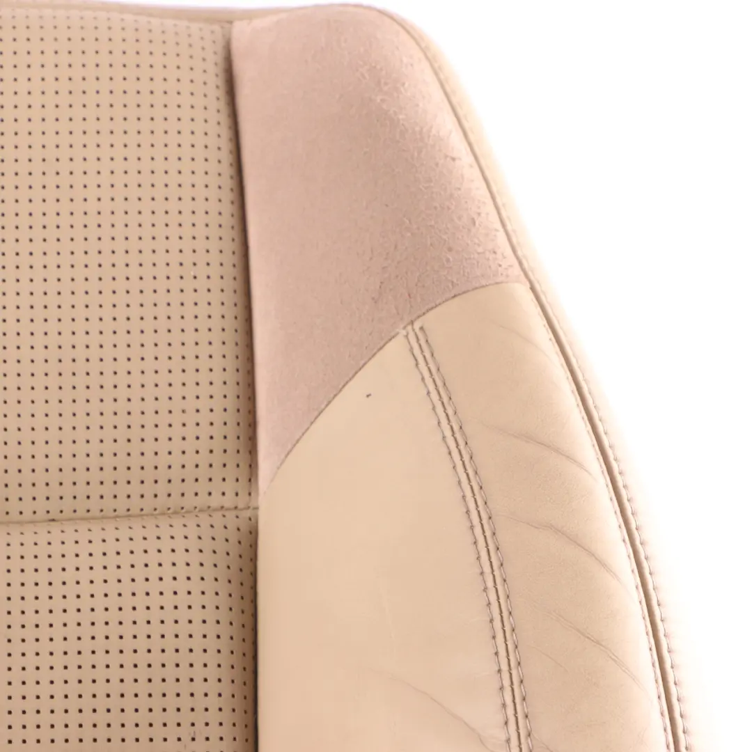 Mercedes W164 Front Seat Cover AMG Heated Climatised Backrest Brown Right O/S - SKU A1649103393 - Part number A1649103393