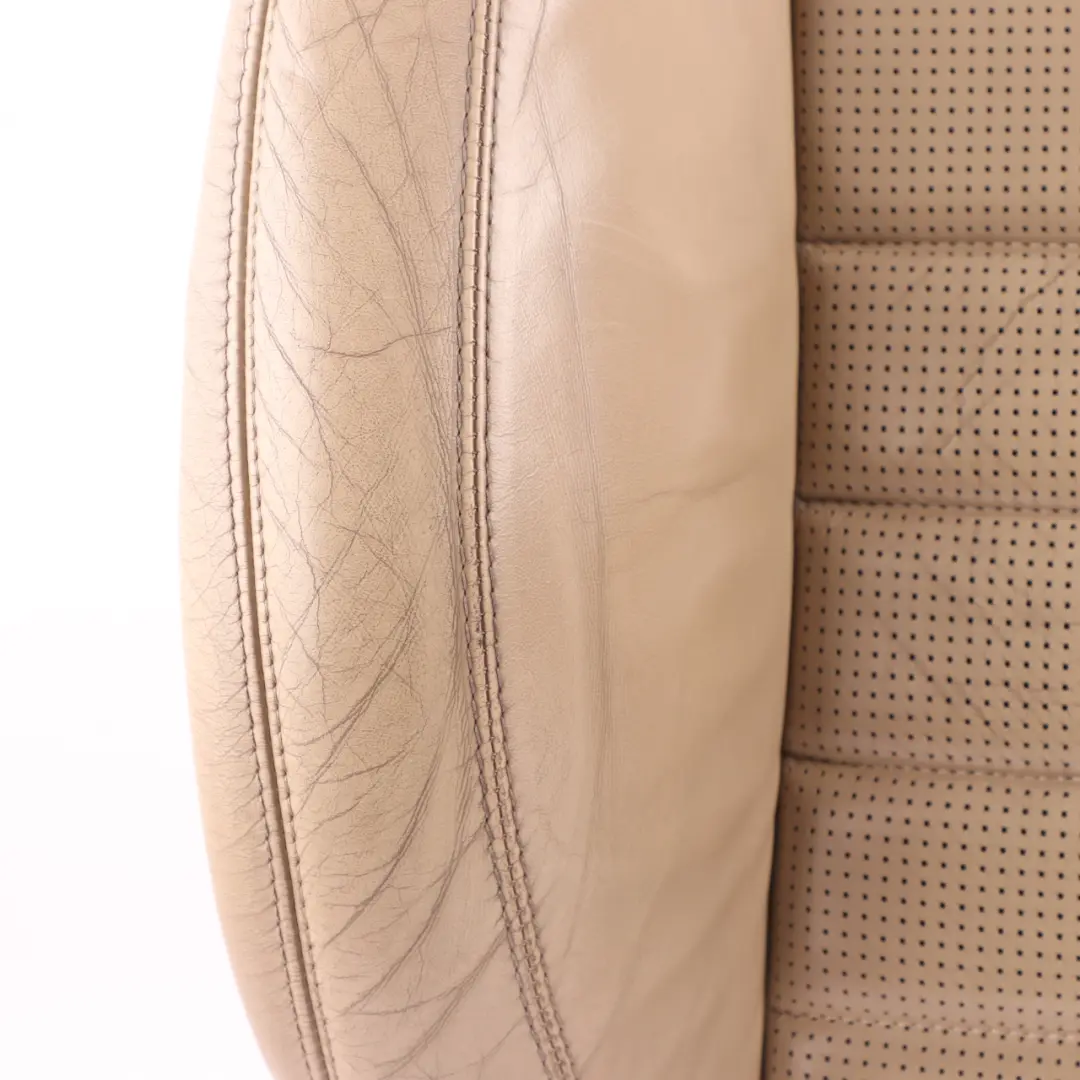 Mercedes W164 Front Seat Cover AMG Heated Climatised Backrest Brown Right O/S - SKU A1649103393 - Part number A1649103393