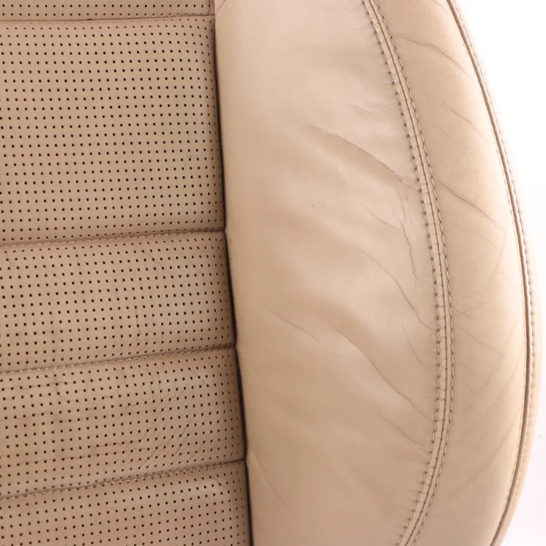 Mercedes W164 Front Seat Cover AMG Heated Climatised Backrest Brown Right O/S - SKU A1649103393 - Part number A1649103393