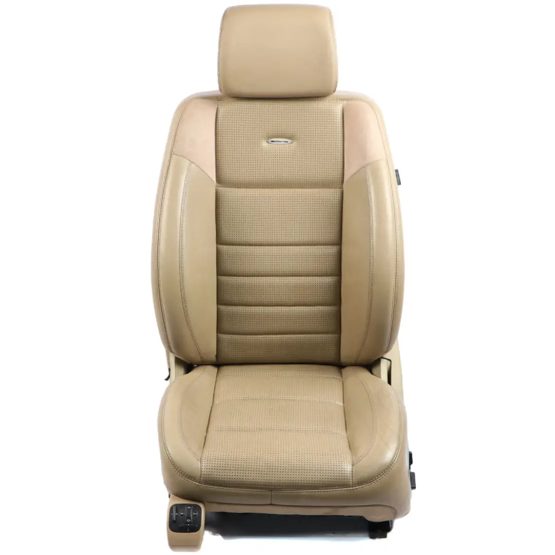 Front Seat Left N/S Ventilated Heated Leather Beige Screen to Mercedes ML W164 AMG with Part number A1649107947 Mercedes ML W164 AMG Front Seat Left N/S Ventilated Heated Leather Beige Screen - SKU A1649107947-1 - Part number A1649107947