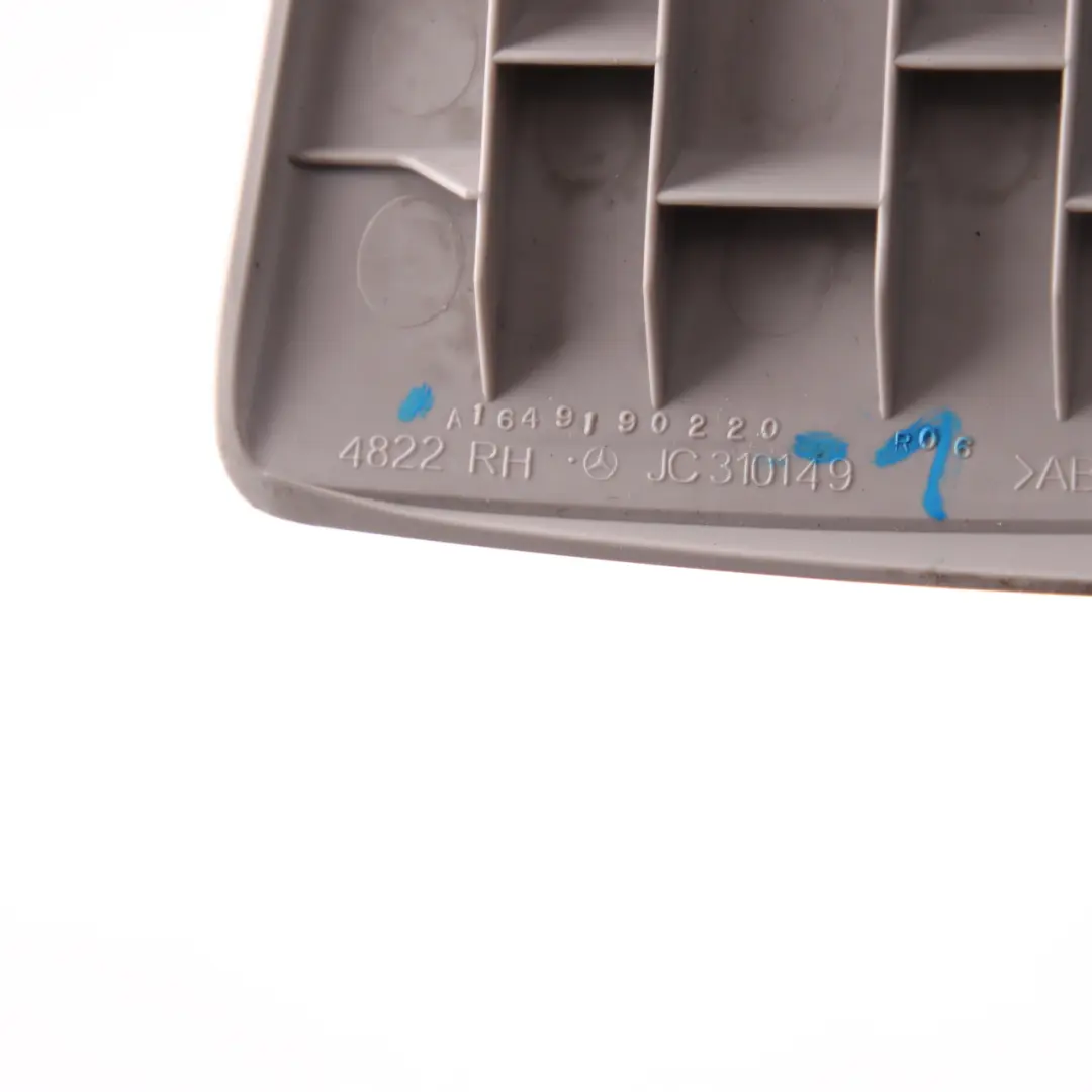 Front Right Seat Rear Right Part Trim Panel Cover to Mercedes ML W164 with Part number A1649190220 Mercedes ML W164 Front Right Seat Rear Right Part Trim Panel Cover - SKU A1649190220-1 - Part number A1649190220