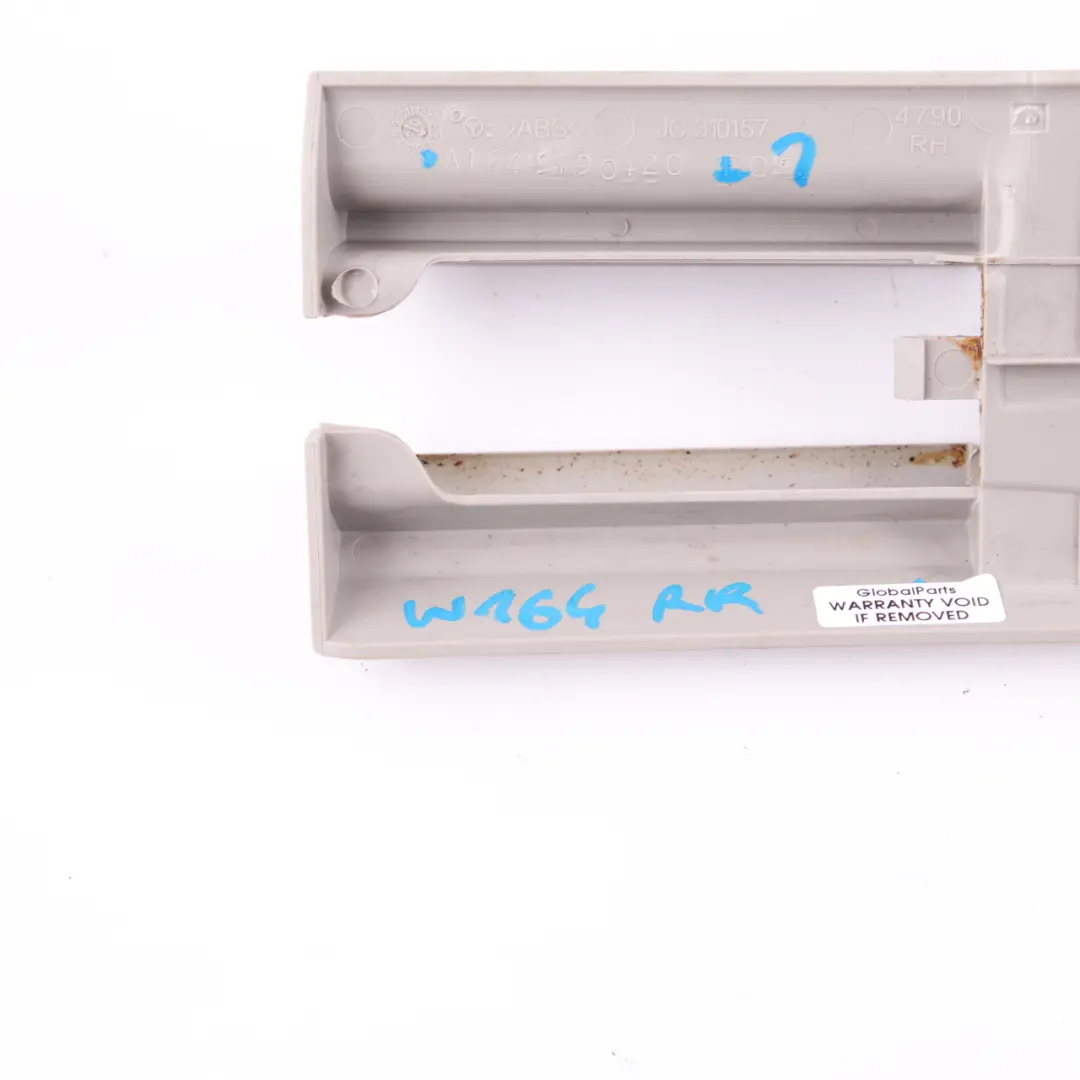 Front Right Seat Rear Right Part Trim Panel Cover to Mercedes ML W164 with Part number A1649190420 Mercedes ML W164 Front Right Seat Rear Right Part Trim Panel Cover - SKU A1649190420-1 - Part number A1649190420