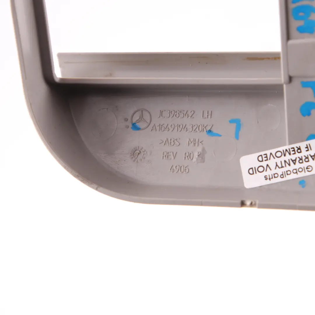 Front Right Seat Front Left Part Trim Panel Cover to Mercedes ML W164 with Part number A1649194320 Mercedes ML W164 Front Right Seat Front Left Part Trim Panel Cover - SKU A1649194320-1 - Part number A1649194320