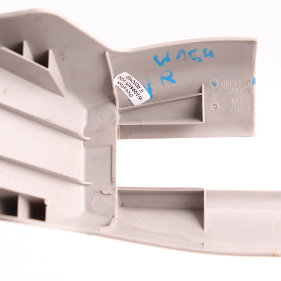 Trim Track Front Right O/S Rail Cover Grey to Mercedes ML W164 Seat with Part number A1649194620 Mercedes ML W164 Seat Trim Track Front Right O/S Rail Cover Grey - SKU A1649194620 - Part number A1649194620