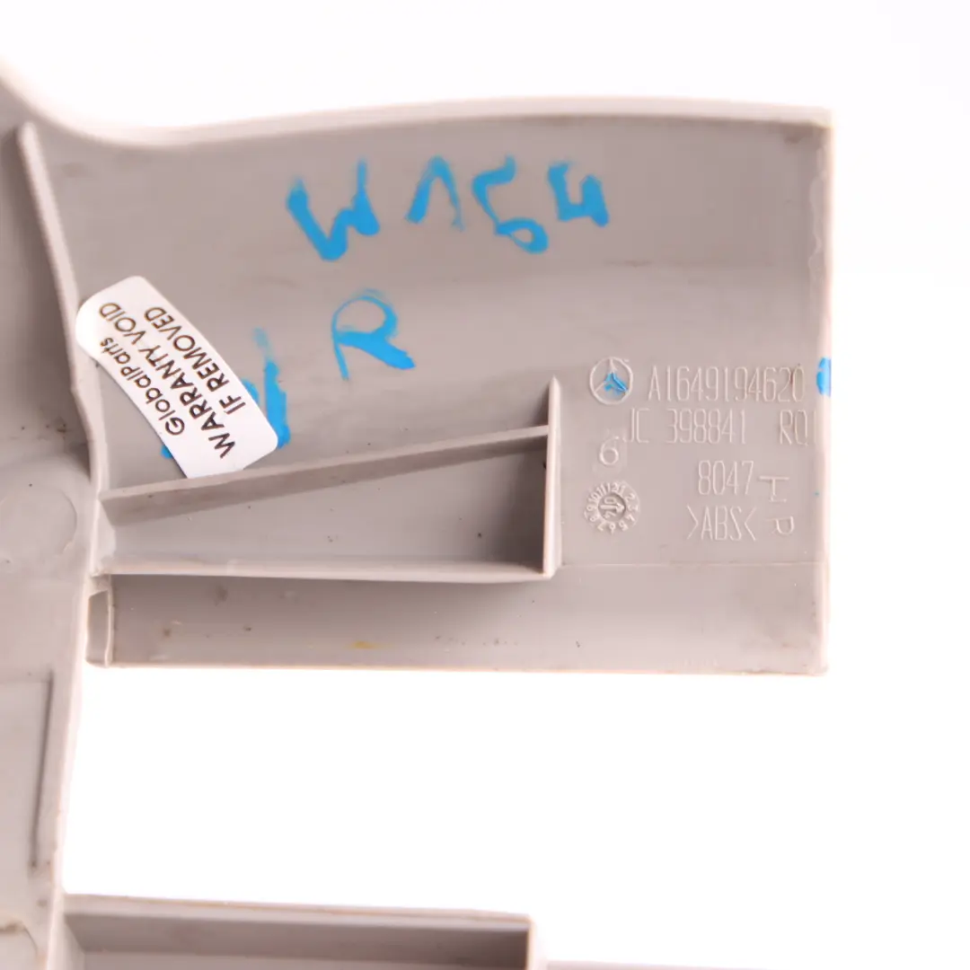 Trim Track Front Right O/S Rail Cover Grey to Mercedes ML W164 Seat with Part number A1649194620 Mercedes ML W164 Seat Trim Track Front Right O/S Rail Cover Grey - SKU A1649194620 - Part number A1649194620