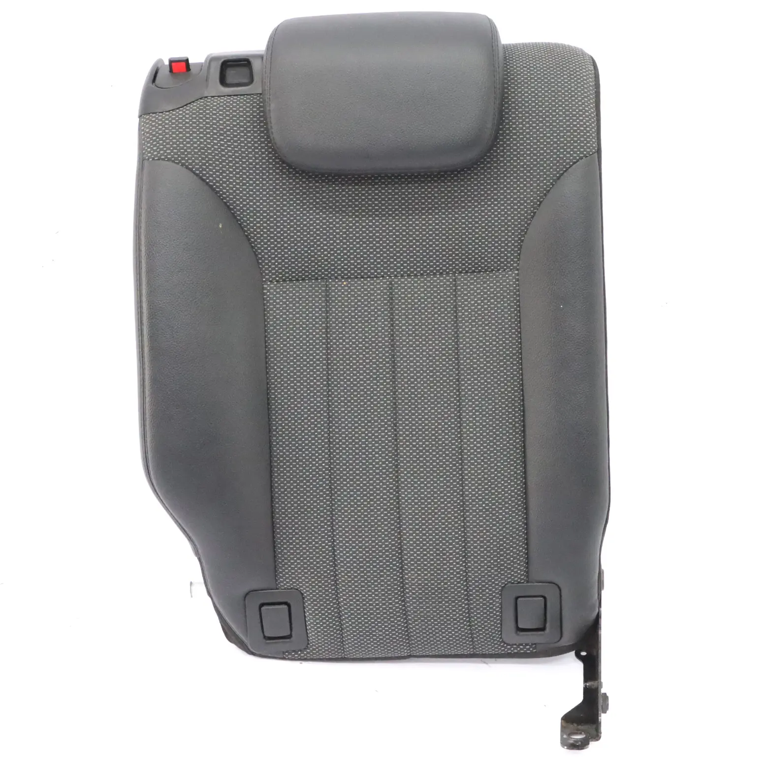 Mercedes ML W164 Seat Backrest Rear Right O/S Cloth Fabric Black Interior