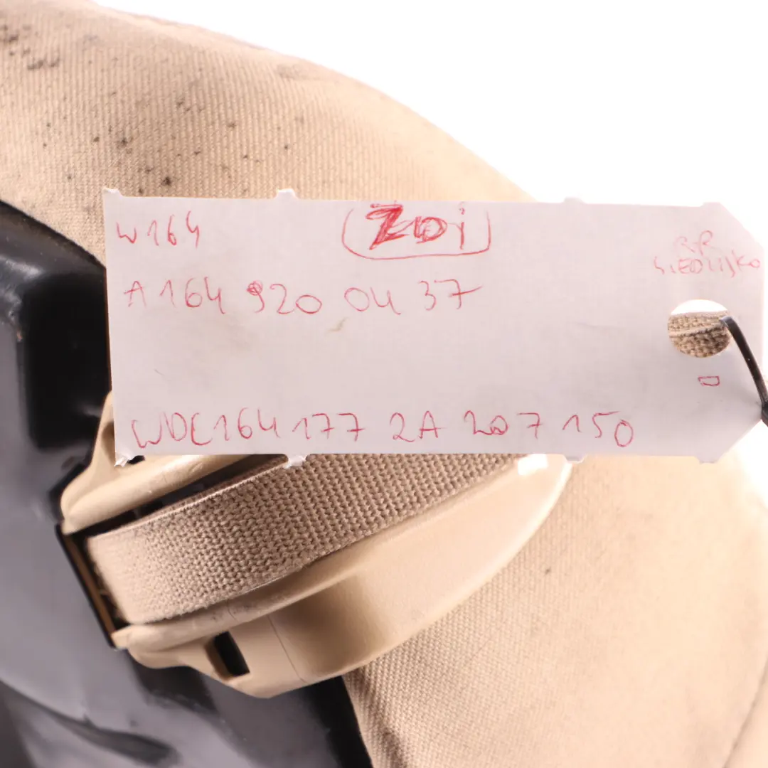 Cushion Right O/S Seat Bench Cover Brown Leather to Mercedes W164 AMG Rear Seat with Part number A1649200437 Mercedes W164 AMG Rear Seat Cushion Right O/S Seat Bench Cover Brown Leather - SKU A1649200437 - Part number A1649200437