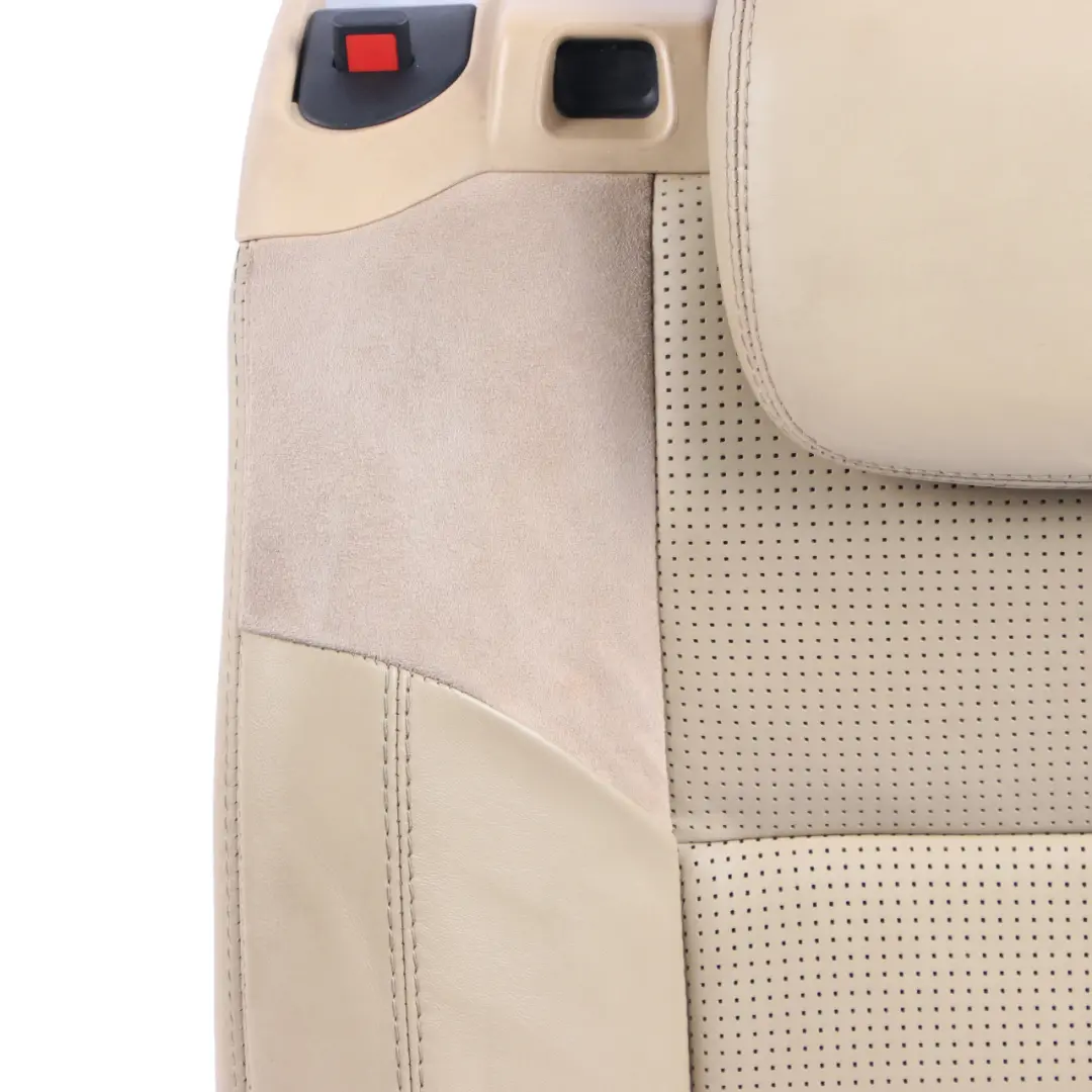Backrest Rear Right O/S Covering Beige Exclusive Leather to Mercedes ML W164 Seat with Part number A1649200633 Mercedes ML W164 Seat Backrest Rear Right O/S Covering Beige Exclusive Leather - SKU A1649200633 - Part number A1649200633