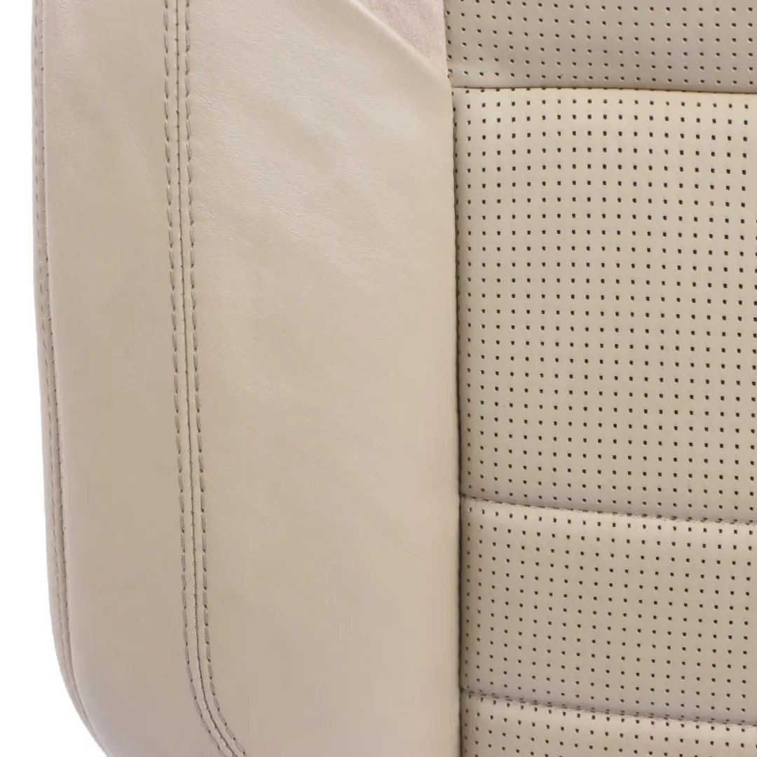 Backrest Rear Right O/S Covering Beige Exclusive Leather to Mercedes ML W164 Seat with Part number A1649200633 Mercedes ML W164 Seat Backrest Rear Right O/S Covering Beige Exclusive Leather - SKU A1649200633 - Part number A1649200633