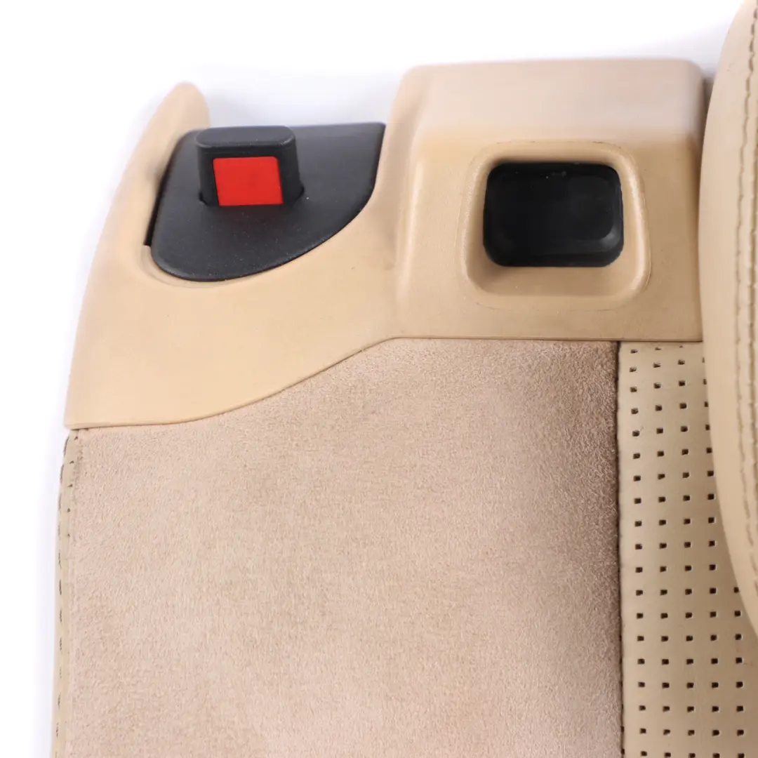 Backrest Rear Right O/S Covering Beige Exclusive Leather to Mercedes ML W164 Seat with Part number A1649200633 Mercedes ML W164 Seat Backrest Rear Right O/S Covering Beige Exclusive Leather - SKU A1649200633 - Part number A1649200633
