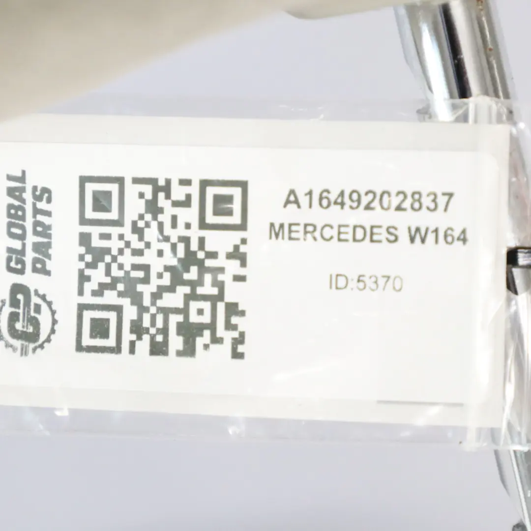 Mercedes ML W164 Seat Backrest Rear Right O/S Covering Microfibre Fabric Grey - SKU A1649202837 - Part number A1649202837