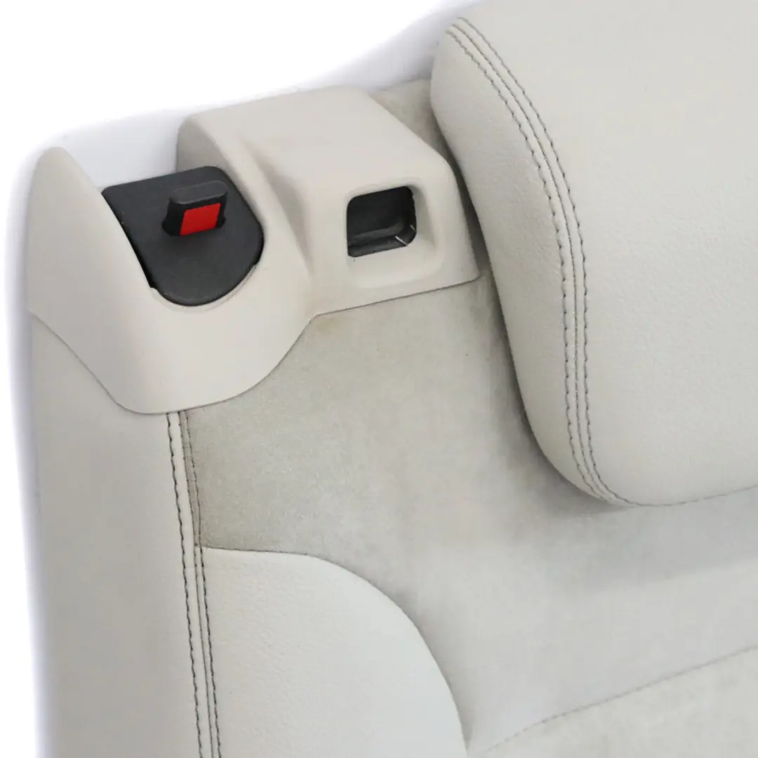 Backrest Rear Right O/S Covering Microfibre Fabric Grey to Mercedes ML W164 Seat with Part number A1649202837 Mercedes ML W164 Seat Backrest Rear Right O/S Covering Microfibre Fabric Grey - SKU A1649202837 - Part number A1649202837