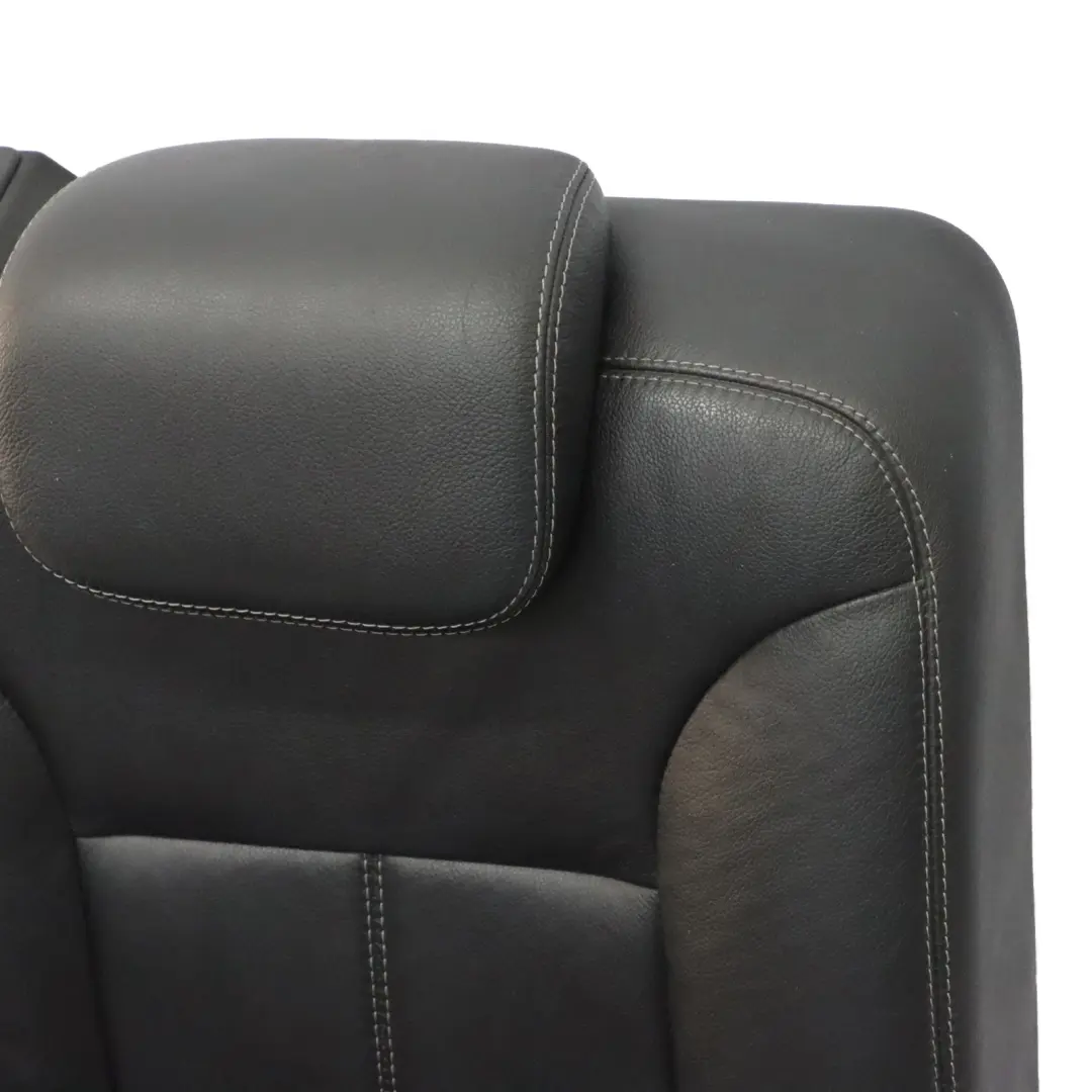 Respaldo Asiento Trasero Izquierdo Cubre Respaldo Cuero Negro para Mercedes GL X164 con número de pieza A1649209547 Mercedes GL X164 Respaldo Asiento Trasero Izquierdo Cubre Respaldo Cuero Negro - SKU A1649209547 - Número de pieza A1649209547