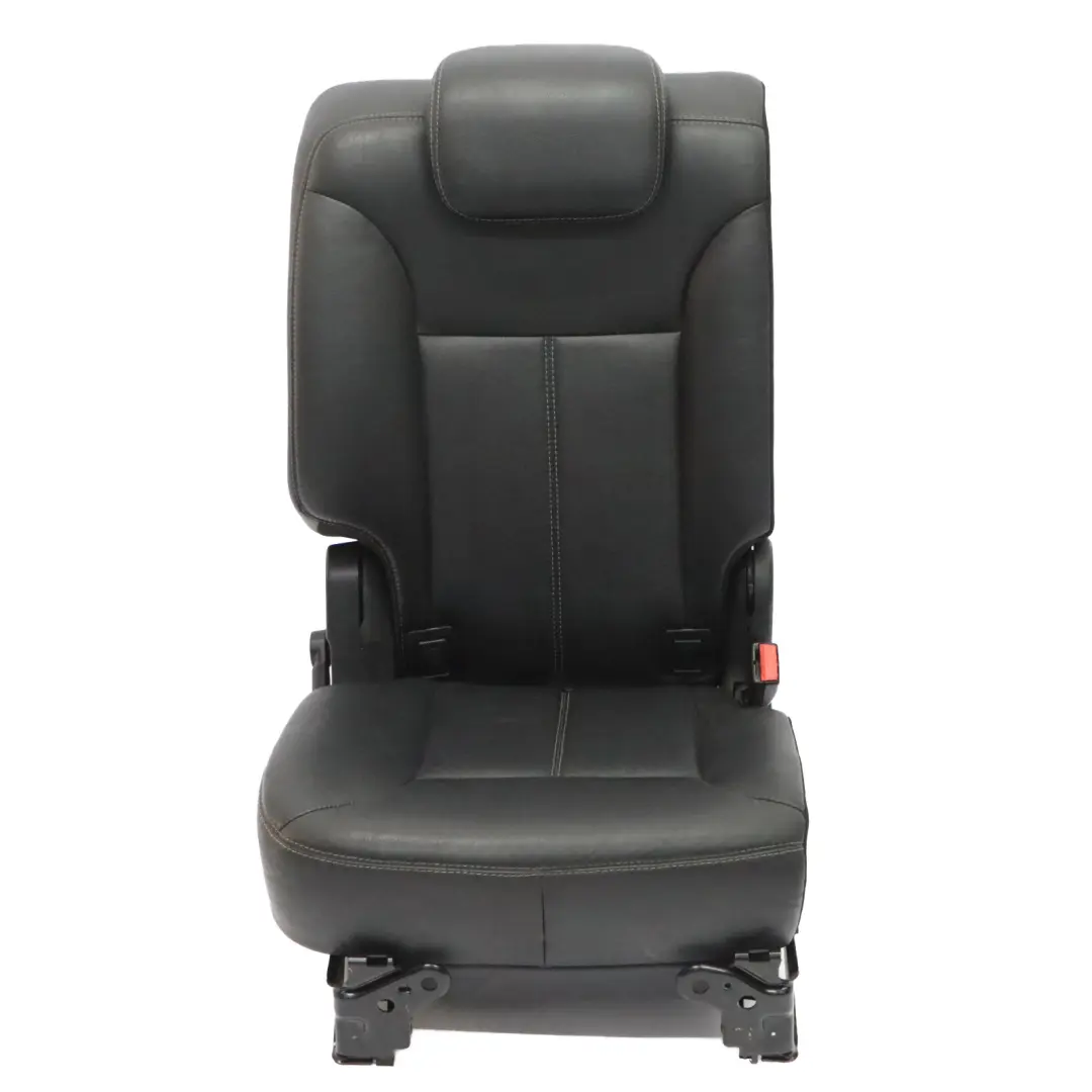  Asiento Mercedes GL X164 Respaldo Trasero Derecho Funda Respaldo Cuero Negro - SKU A1649209647 - Número de pieza A1649209647