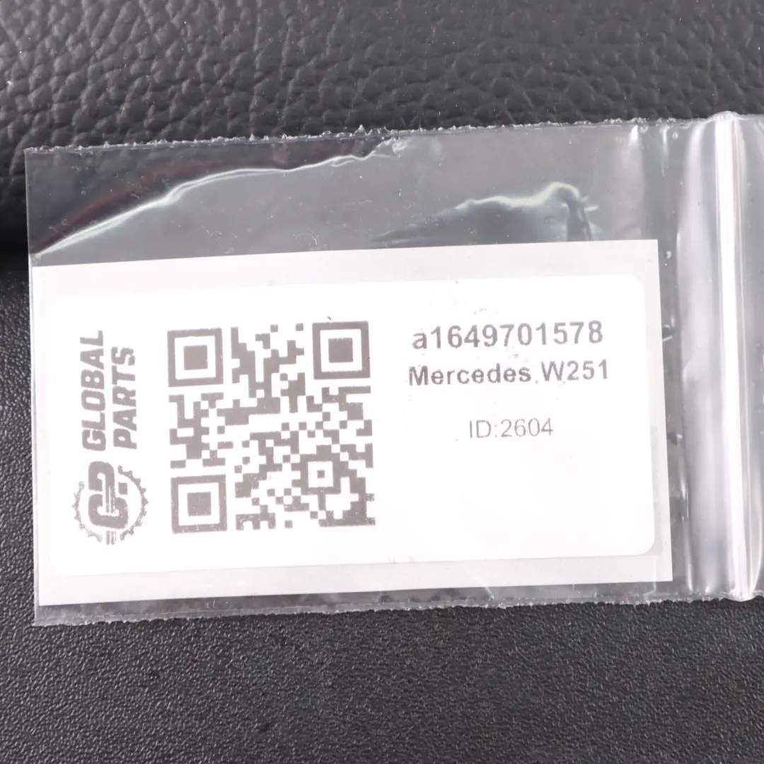 Reposacabezas Mercedes W251 Asiento Delantero Derecho Izquierdo Negro para con número de pieza A1649701578 Reposacabezas Mercedes W251 Asiento Delantero Derecho Izquierdo Negro - SKU A1649701578 - Número de pieza A1649701578