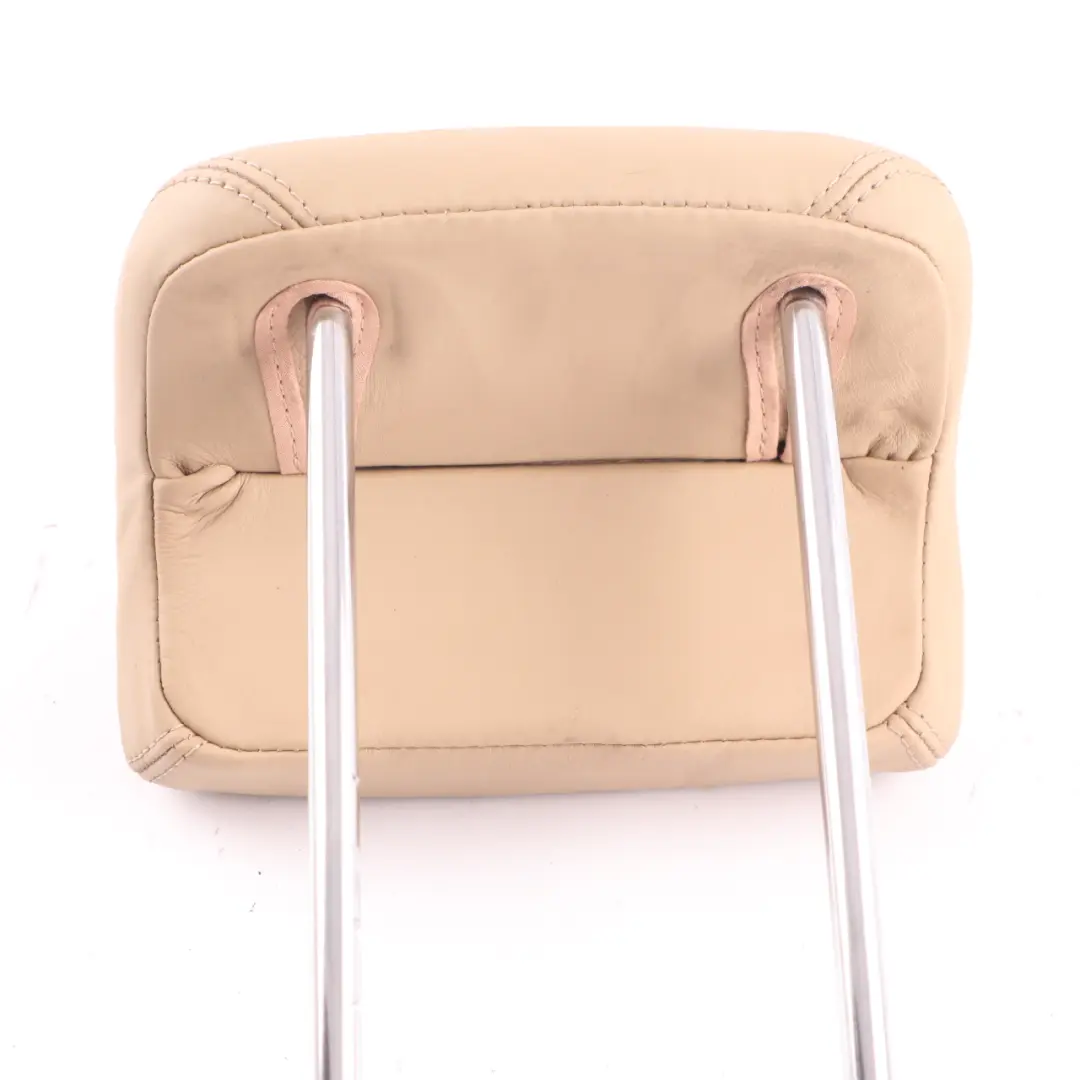 Headrest Rear Seat Middle Centre Exclusive Leather Brown to Mercedes W164 with Part number A1649701750 Mercedes W164 Headrest Rear Seat Middle Centre Exclusive Leather Brown - SKU A1649704550 - Part number A1649701750