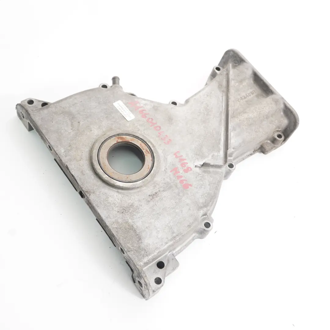 Crank Cover Mercedes W168 M166 Engine Timing Case to with Part number A1660100433 Crank Cover Mercedes W168 M166 Engine Timing Case - SKU A1660100433 - Part number A1660100433