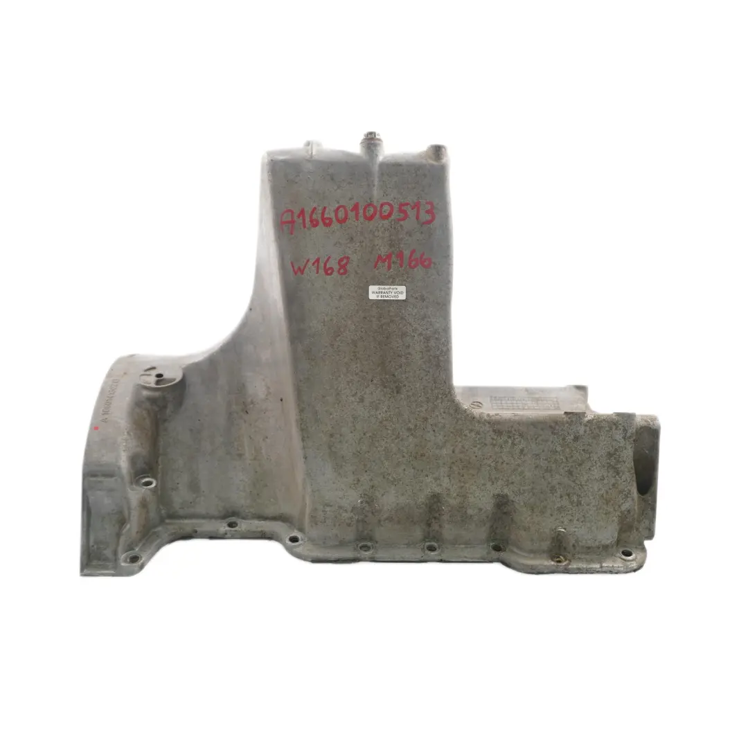 Mercedes-Benz A-Class W168 M166 Petrol Engine Oil Sump Cover Bowl A1660141302 to with Part number A1660100513 Mercedes-Benz A-Class W168 M166 Petrol Engine Oil Sump Cover Bowl A1660141302 - SKU A1660100513 - Part number A1660100513