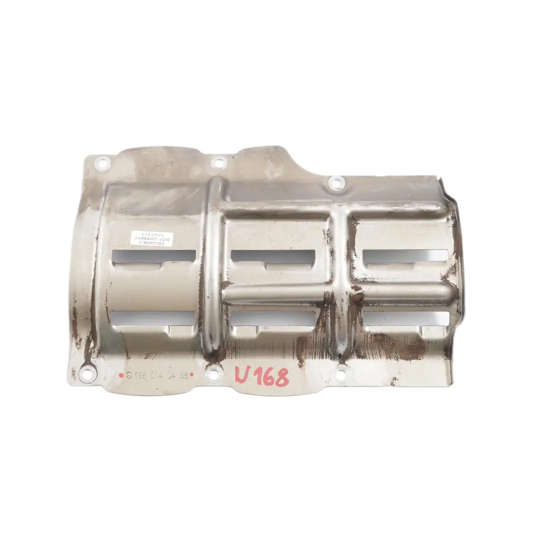 Gasolina M166 Deflector Aceite Motor Bandeja Protector para Mercedes W168 con número de pieza A1660140466 Mercedes W168 Gasolina M166 Deflector Aceite Motor Bandeja Protector - SKU A1660140466 - Número de pieza A1660140466