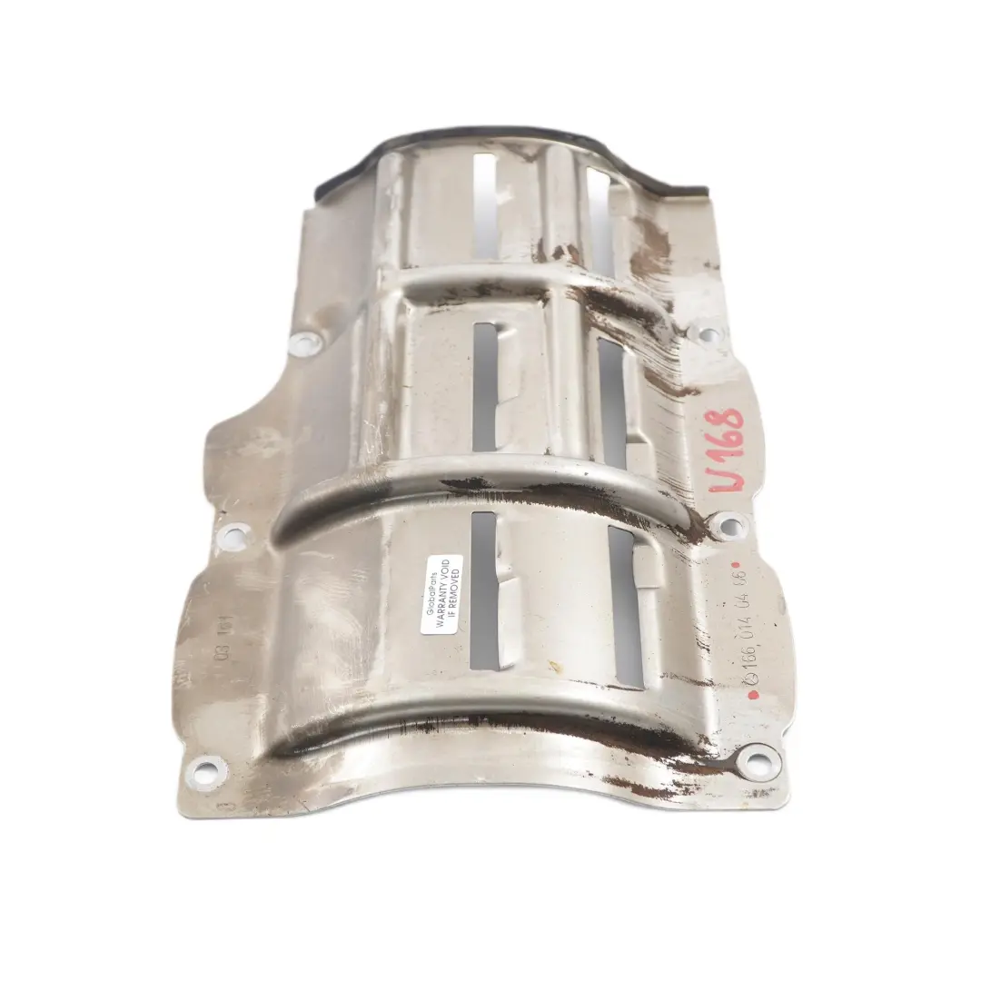 Gasolina M166 Deflector Aceite Motor Bandeja Protector para Mercedes W168 con número de pieza A1660140466 Mercedes W168 Gasolina M166 Deflector Aceite Motor Bandeja Protector - SKU A1660140466 - Número de pieza A1660140466