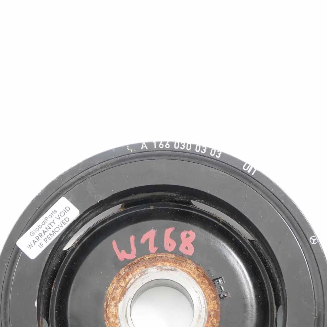 Amortisseur Vibration Mercedes W168 M166 Vilebrequin Poulie Courroie pour à propos du numéro de pièce A1660300303 Amortisseur Vibration Mercedes W168 M166 Vilebrequin Poulie Courroie - SKU A1660300303 - Numéro de pièce A1660300303