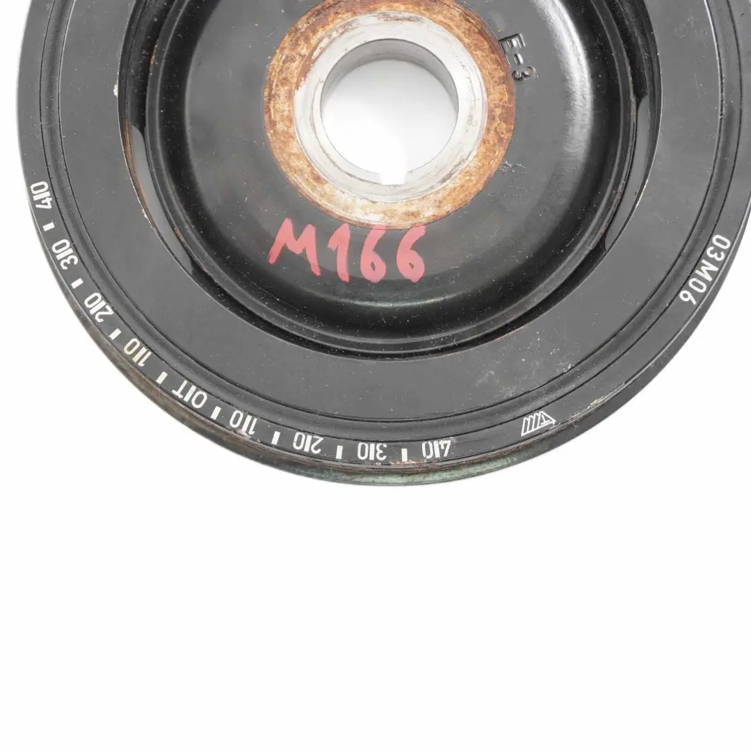 Schwingungsdämpfer Mercedes W168 M166 Kurbelwellenriemenscheibe für mit Teilenummer A1660300303 Schwingungsdämpfer Mercedes W168 M166 Kurbelwellenriemenscheibe - SKU A1660300303 - Teilenummer A1660300303