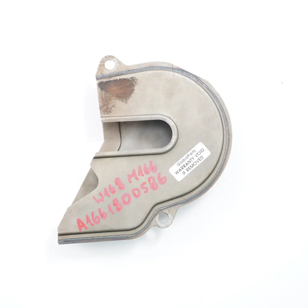 Couvercle de pompe à huile Mercedes W168 M166 Petrol Engine Plate  - SKU A1661800586 - Numéro de pièce A1661800586