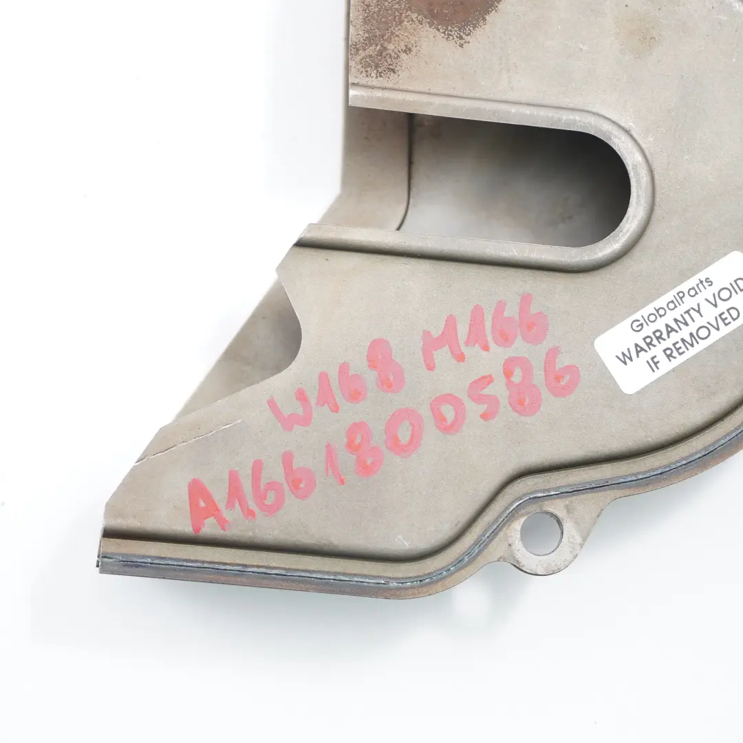 Tapa Bomba Aceite Mercedes W168 M166 Placa Motor Gasolina para con número de pieza A1661800586 Tapa Bomba Aceite Mercedes W168 M166 Placa Motor Gasolina - SKU A1661800586 - Número de pieza A1661800586