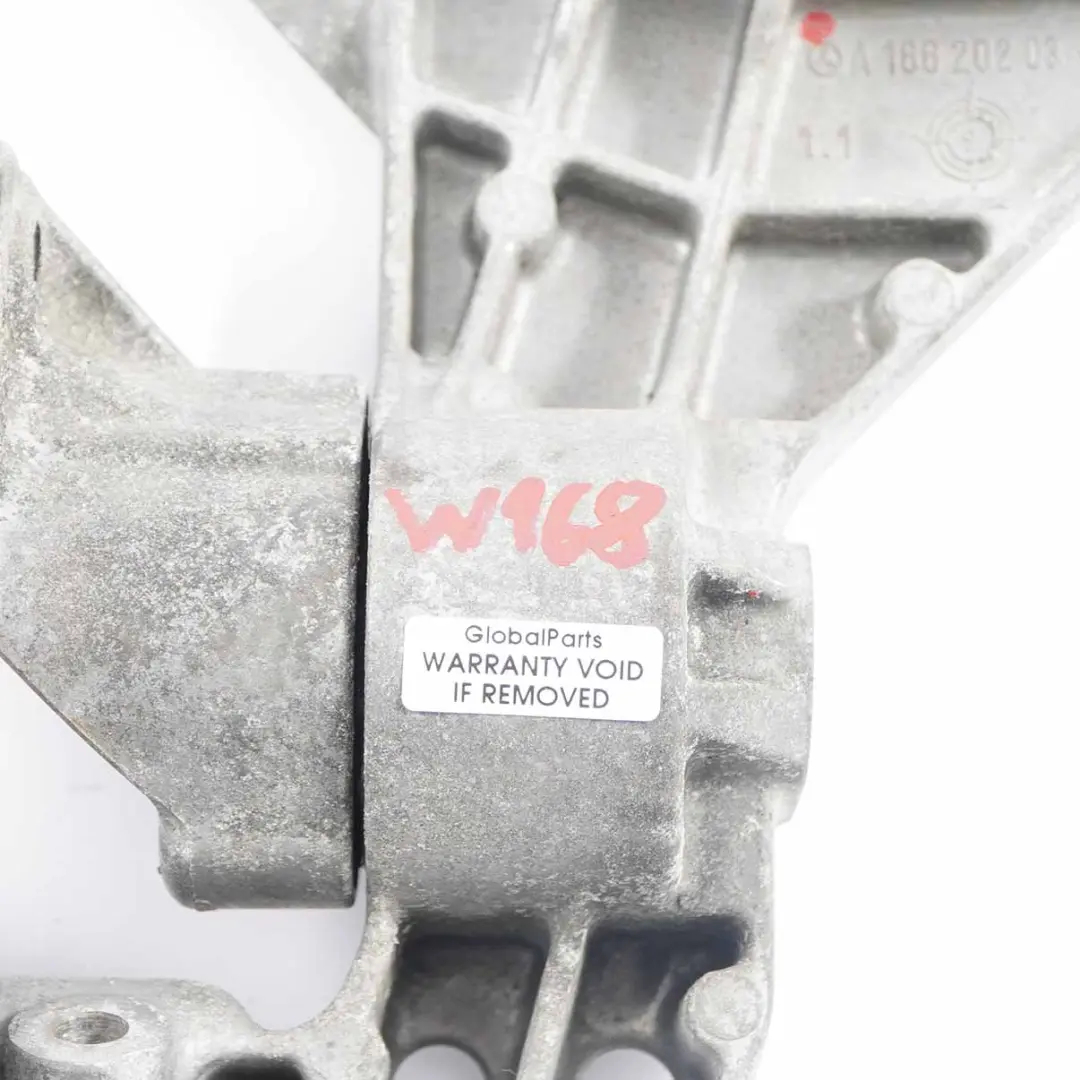 M166 Benzin Riemenspanner Halterrolle für Mercedes W168 mit Teilenummer A1662020340 Mercedes W168 M166 Benzin Riemenspanner Halterrolle - SKU A1662020340 - Teilenummer A1662020340