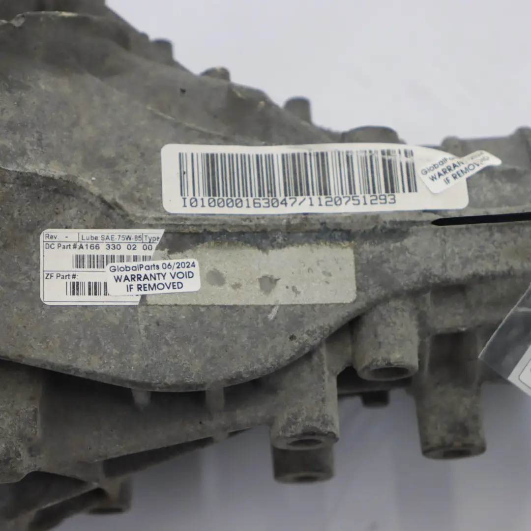 Eje Delantero Diferencial Diferencial 3,27 GARANTIA para Mercedes ML W166 con número de pieza A1663300200 Mercedes ML W166 Eje Delantero Diferencial Diferencial 3,27 GARANTIA - SKU A1663300200 - Número de pieza A1663300200