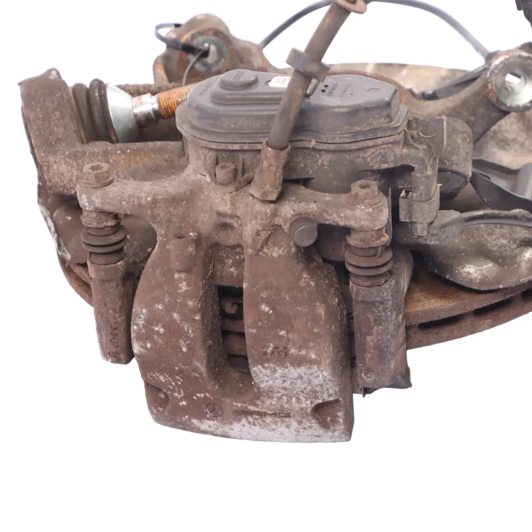 Mercedes W166 Wheel Carrier Rear Left N/S Suspension Wheel Hub Brake Disc - SKU A1663500108-1 - Part number A1663500108