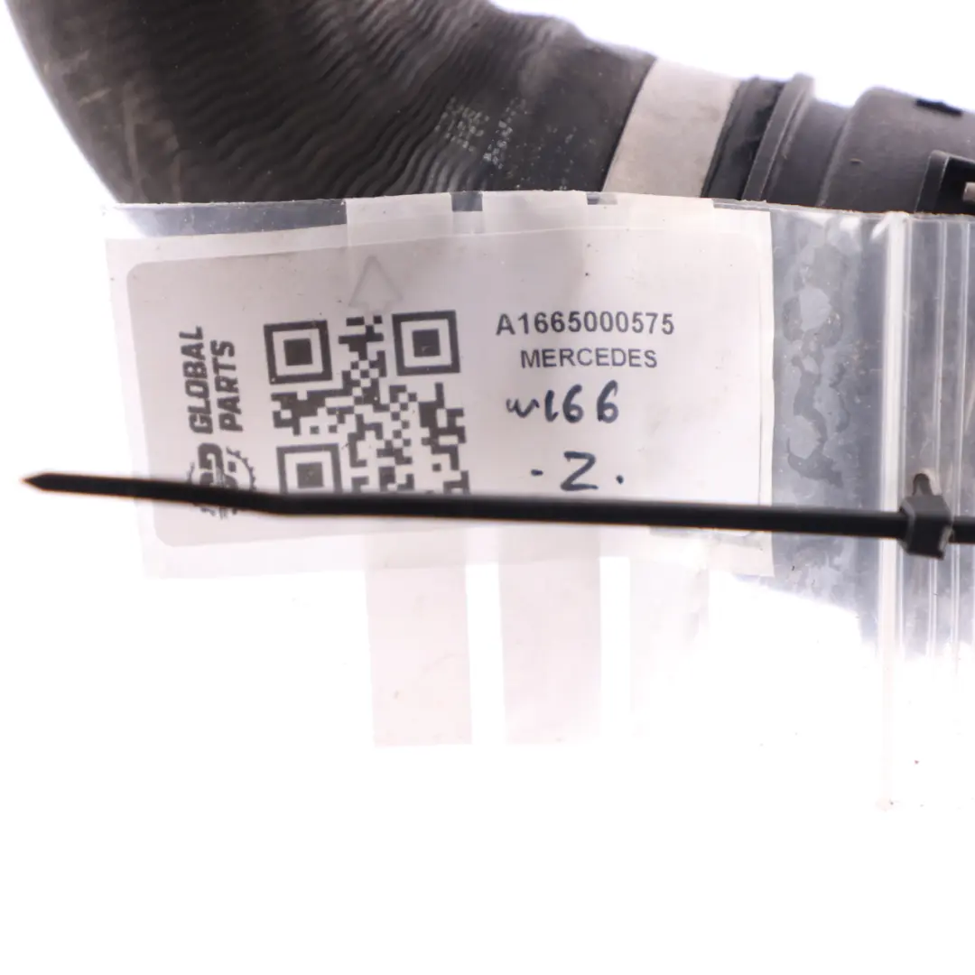 Coolant Hose Pipe Line to Mercedes W166 with Part number A1665000575 Mercedes W166 Coolant Hose Pipe Line - SKU A1665000575 - Part number A1665000575