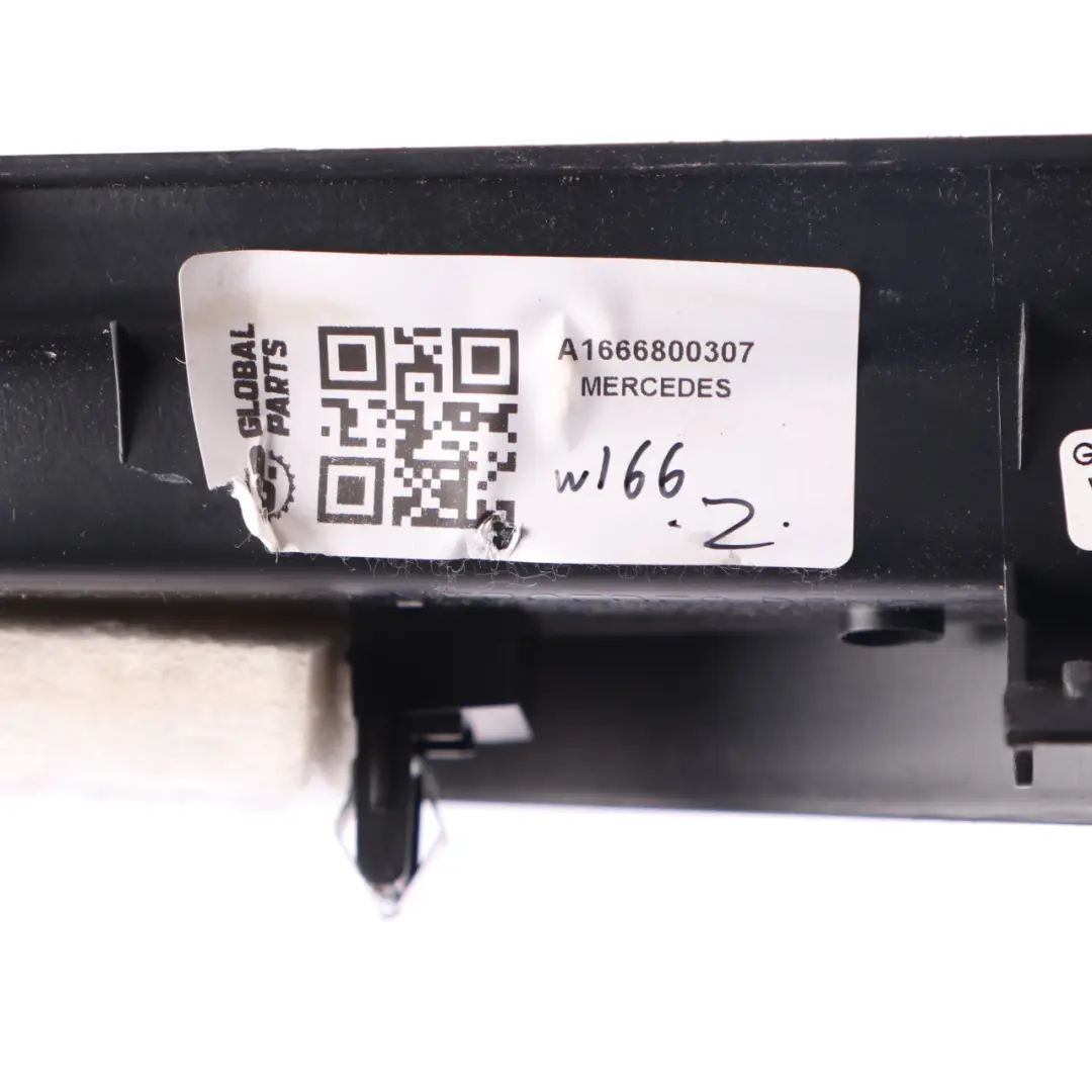 Dashboard End Left N/S Panel Trim Cover to Mercedes W166 with Part number A1666800307 Mercedes W166 Dashboard End Left N/S Panel Trim Cover - SKU A1666800307 - Part number A1666800307