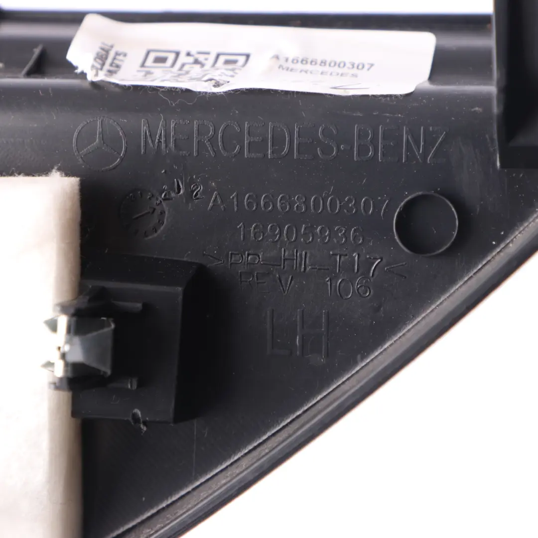Dashboard End Left N/S Panel Trim Cover to Mercedes W166 with Part number A1666800307 Mercedes W166 Dashboard End Left N/S Panel Trim Cover - SKU A1666800307 - Part number A1666800307