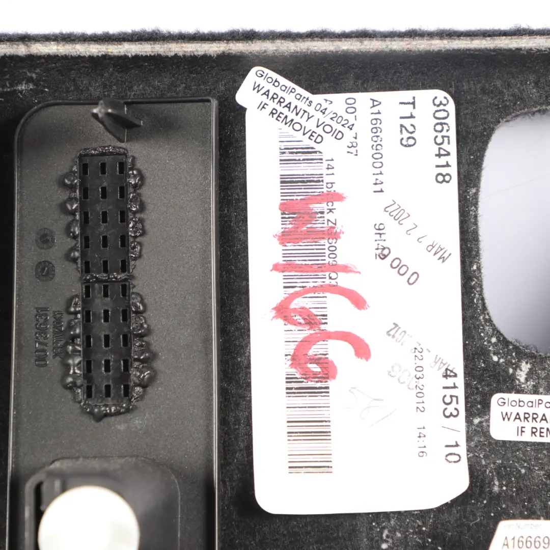 Boot Trunk Trim Rear Left N/S Lateral Cover Panel to Mercedes W166 with Part number A1666900141 Mercedes W166 Boot Trunk Trim Rear Left N/S Lateral Cover Panel - SKU A1666900141 - Part number A1666900141